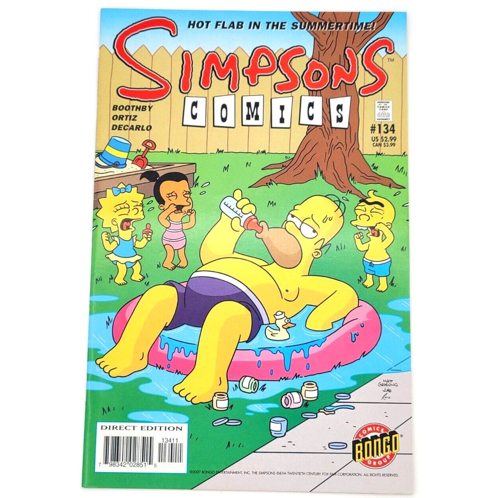 SIMPSONS COMICS #134 (2007) / NM / BONGO COMICS /
